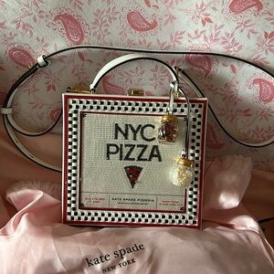 Kate Spade Pizza Crossbody delivery Pizza bag. Brand New